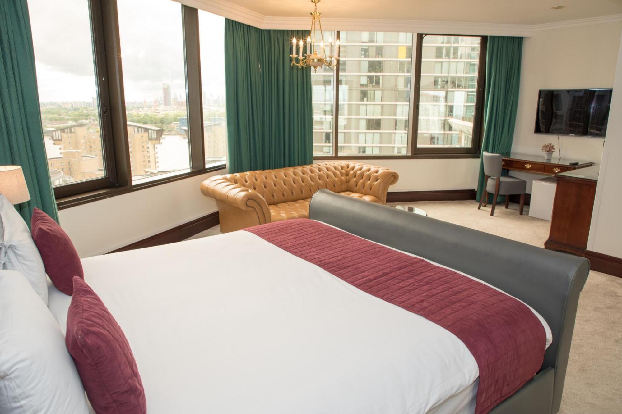לונדון Britannia International Hotel Canary Wharf מראה חיצוני תמונה A room at the hotel